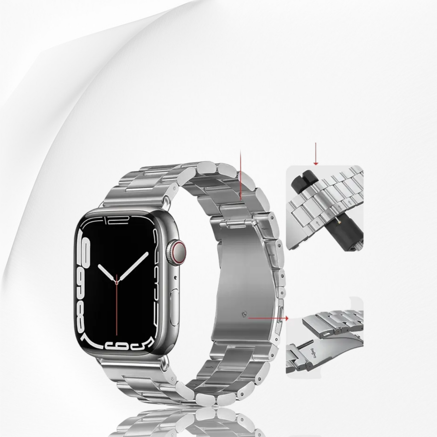 stainless strap for apple watch